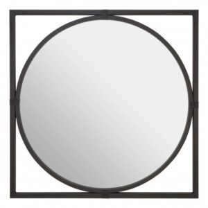 Jair Square Wall Mirror Black