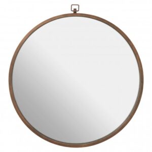 Jacen Round Wall Mirror Bronze