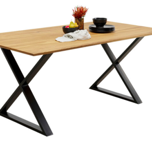 Oak Cross Base Table