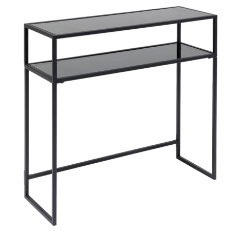 Steel and Glass Console